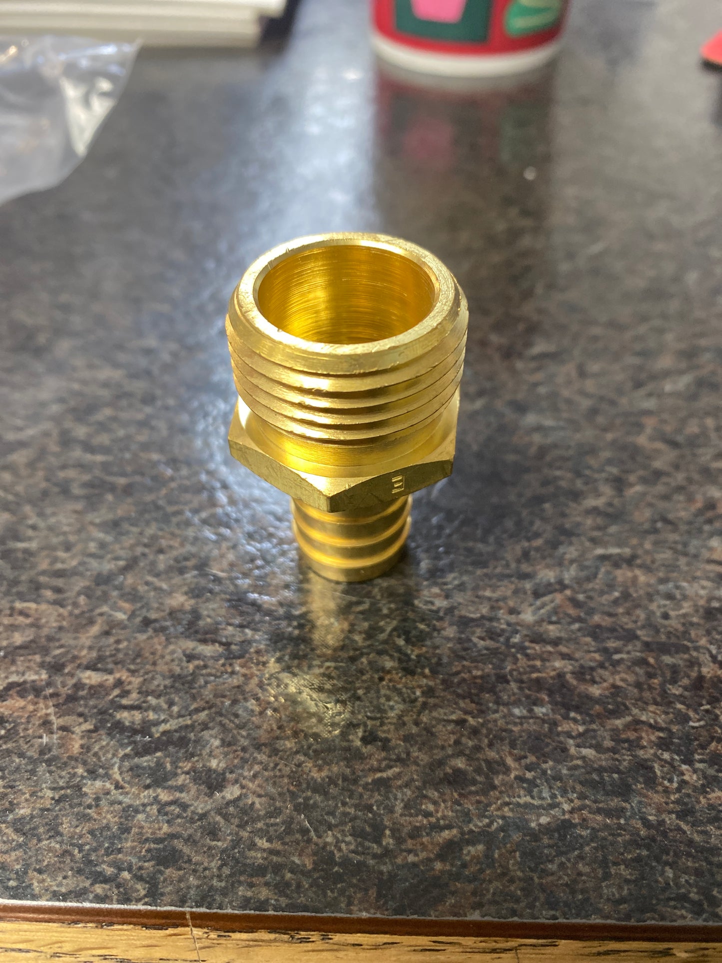 Baren-3/4 MGH X 5/8 BARB (HOSE MENDER)