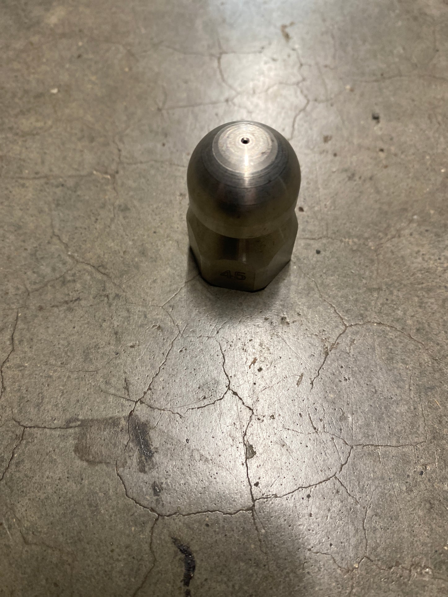 Baren-S.S. SEWER NOZZLE 3/8 FPT #4.5 (.7mm orifices)