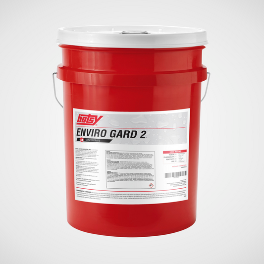 Enviro Gard 2 Detergent in a red 5 gallon bucket