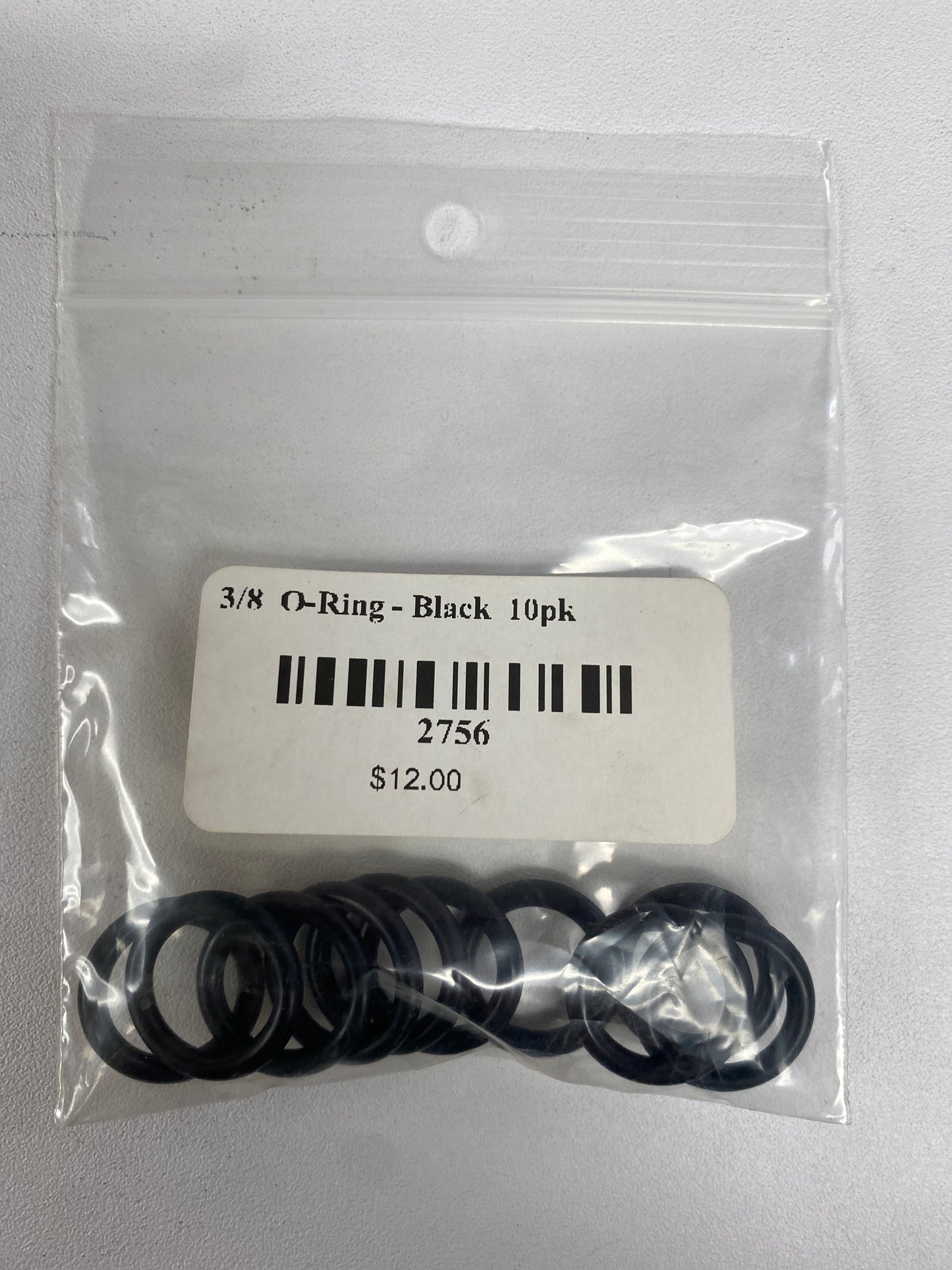 3/8 O-Ring - Black (10 pack)