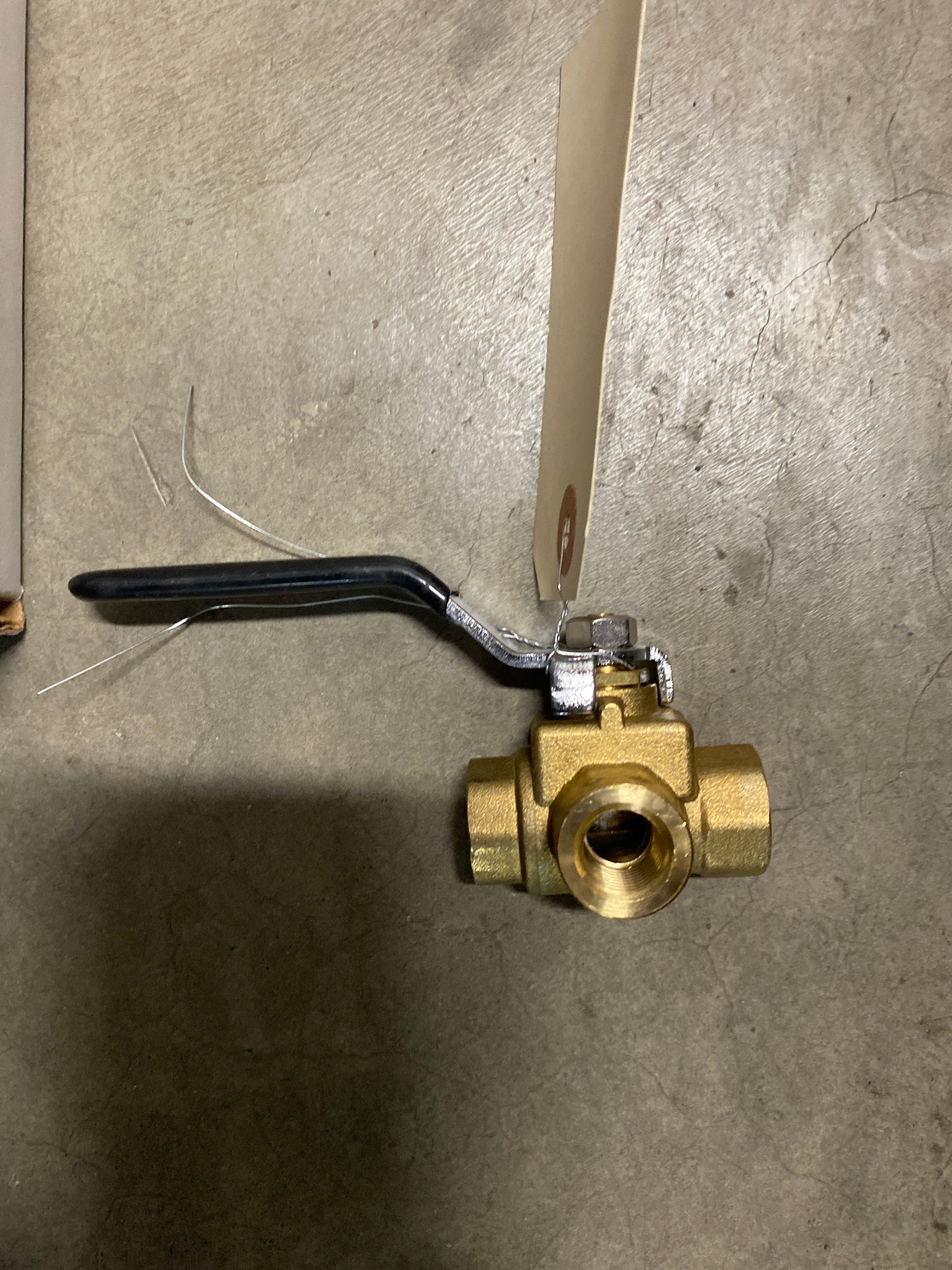 Baren-BALL VALVE 3-WAY 1/4" FPT
