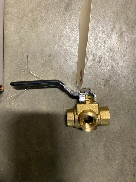 Baren-BALL VALVE 3-WAY 1/4" FPT
