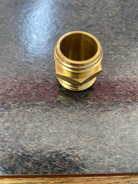 Baren-MALE GARDEN HOSE X MALE GARDEN HOSE BRASS ADAPTER