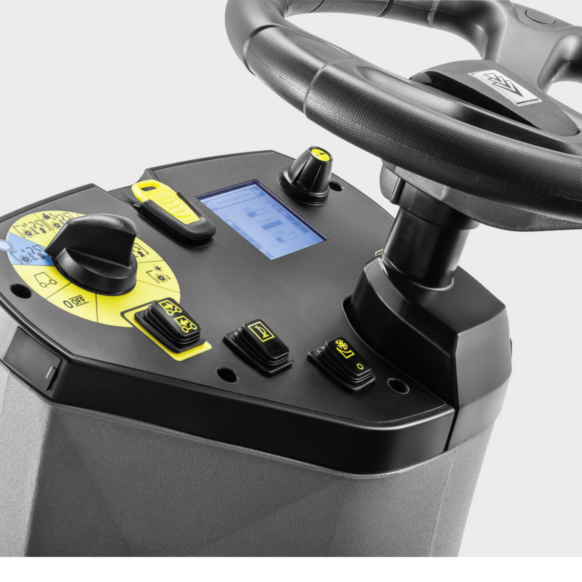 ride-on B 75/110 R Bp scrubber control and steering panel