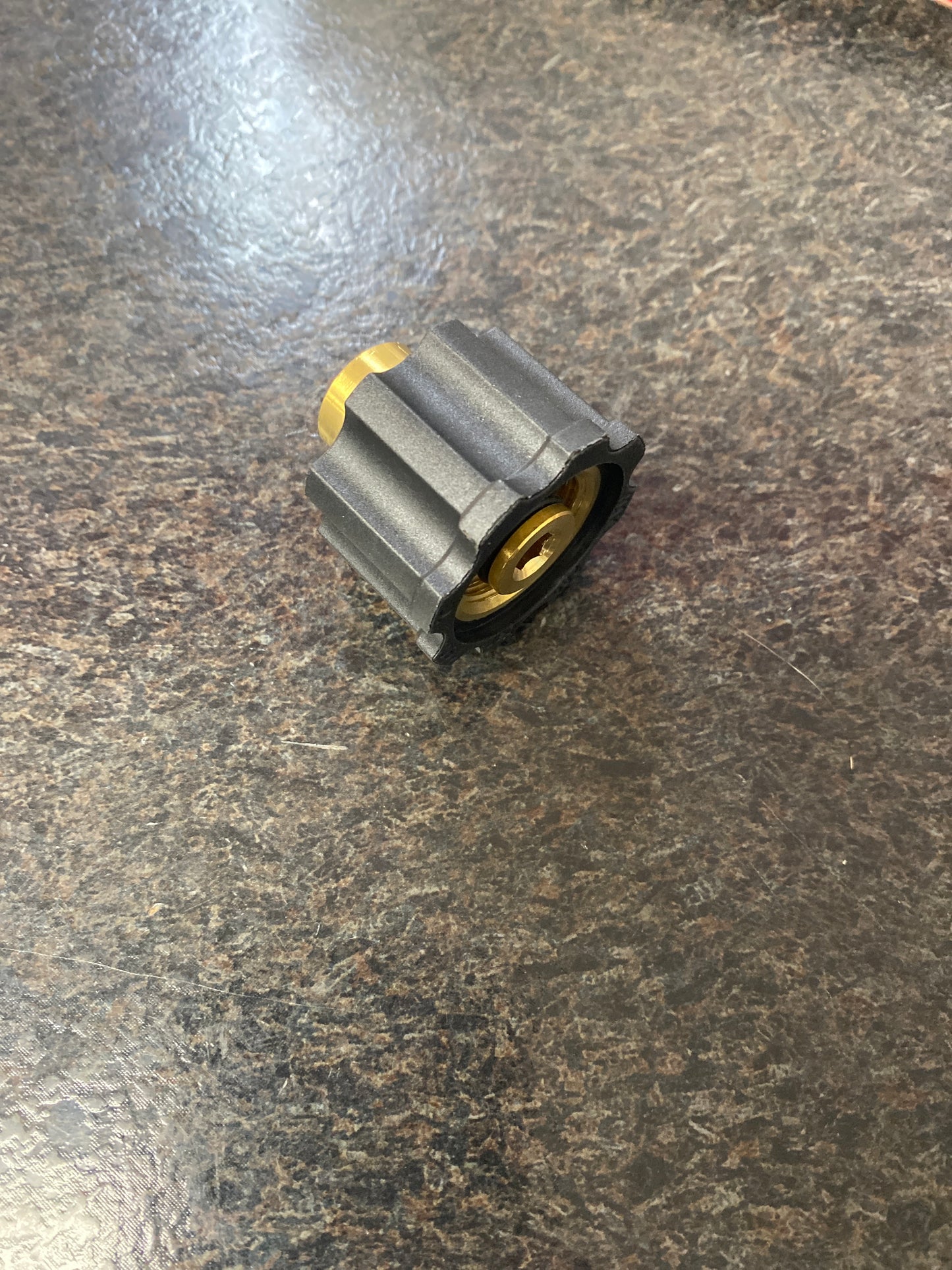 Baren-22mm SCREW COUPLER X 1/4 FPT