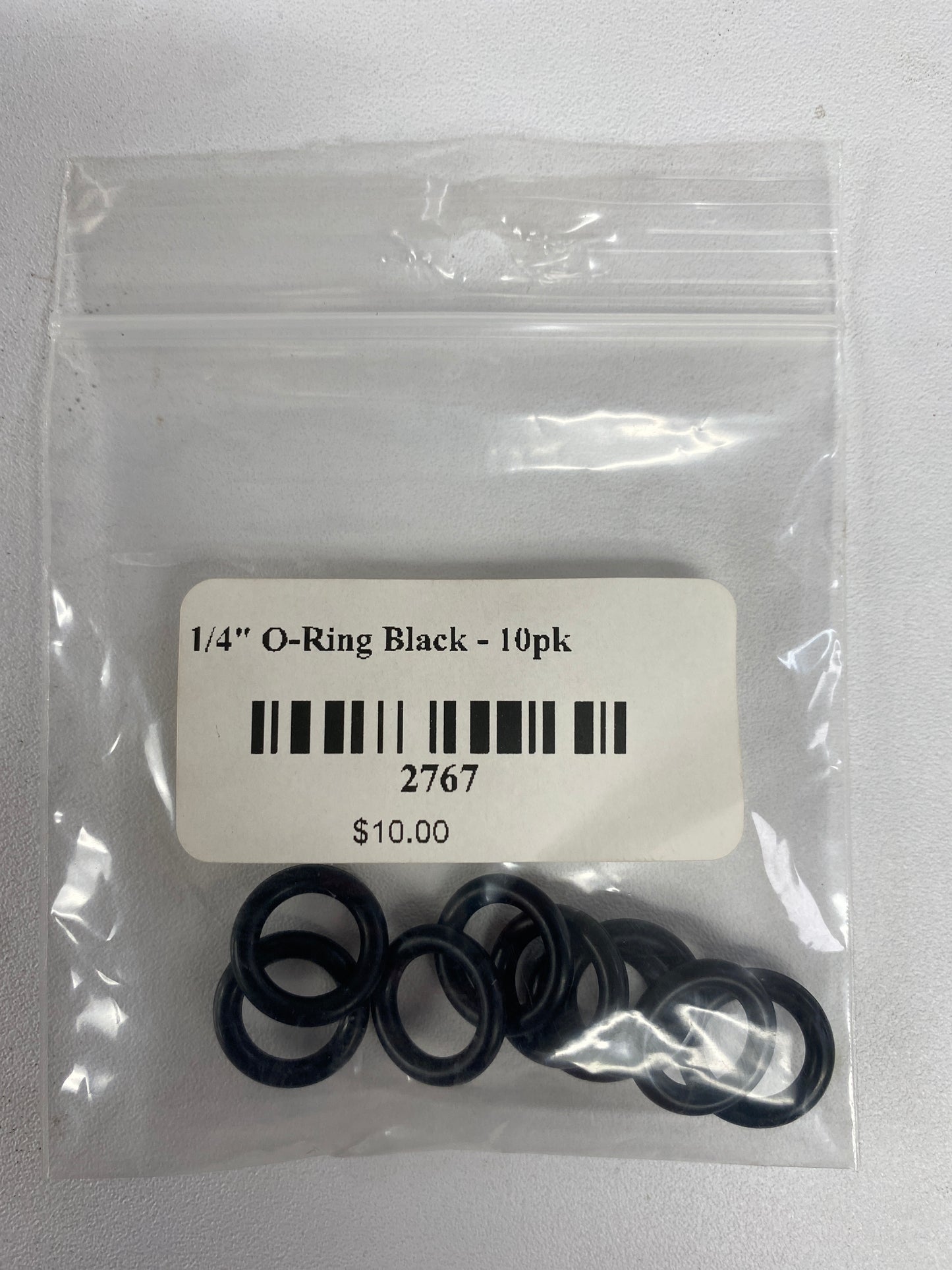 1/4‚Äù O-Ring - Black (10 pack)