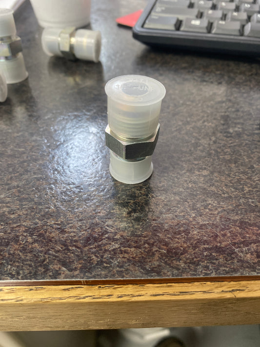 Nipple 1/2" Jic X 3/8" Mpt, Steel