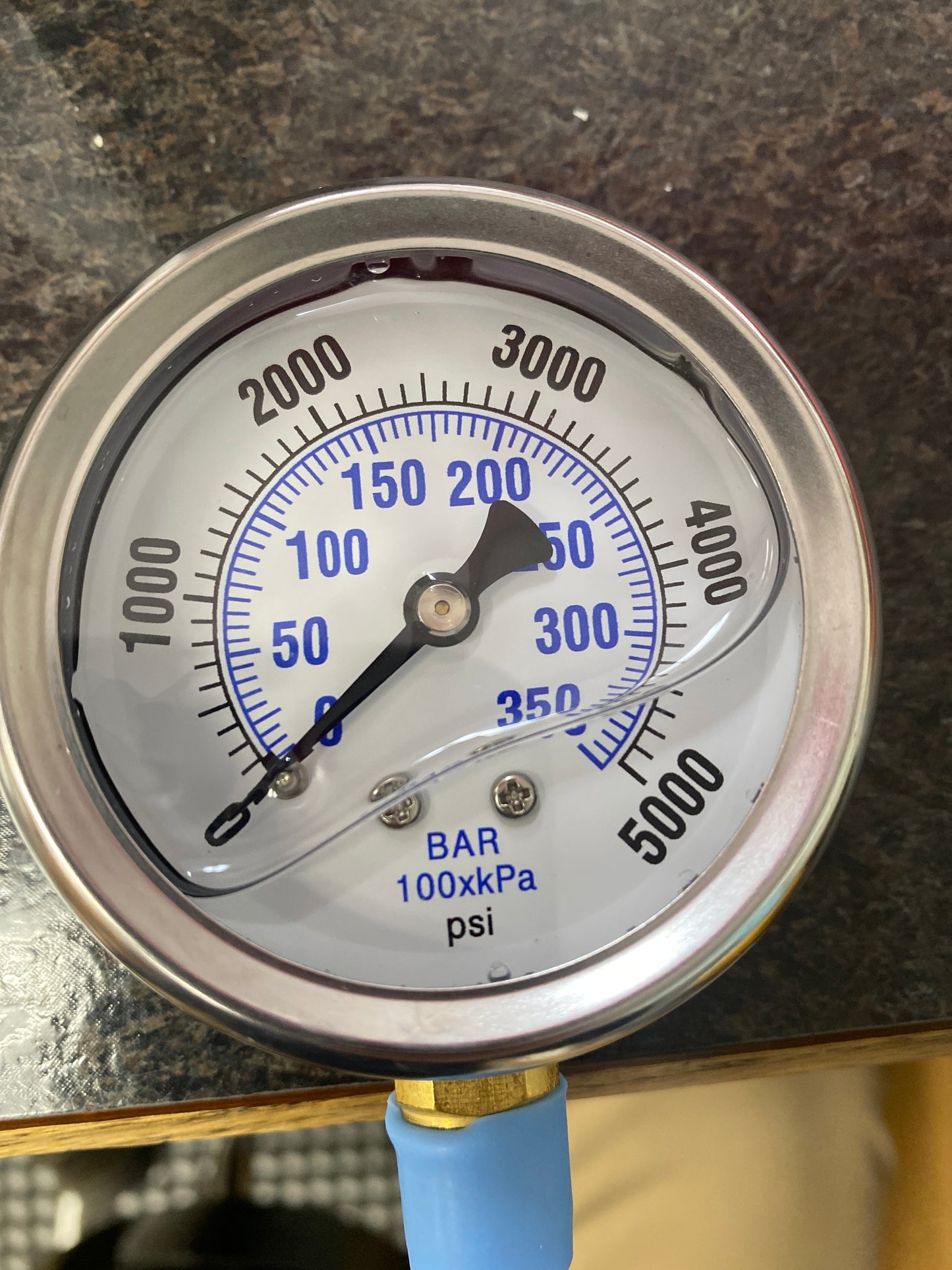 Baren-S.S. PRESSURE GAUGE 5000 PSI 1/4MPT