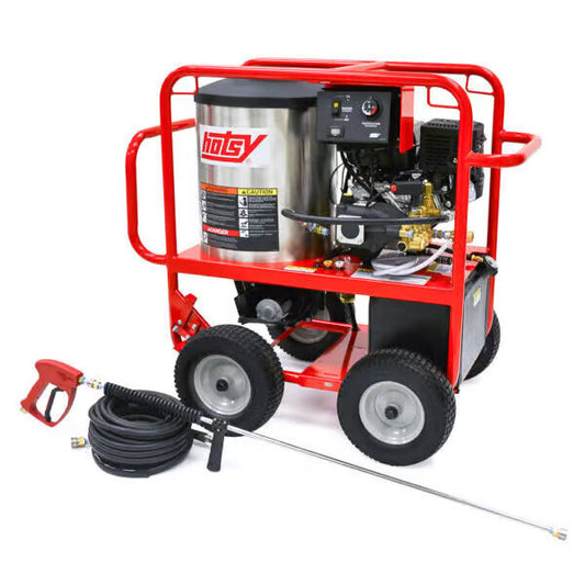 Hotsy Hot Water Pressure Washer | Gas Engine Roll Cage Series