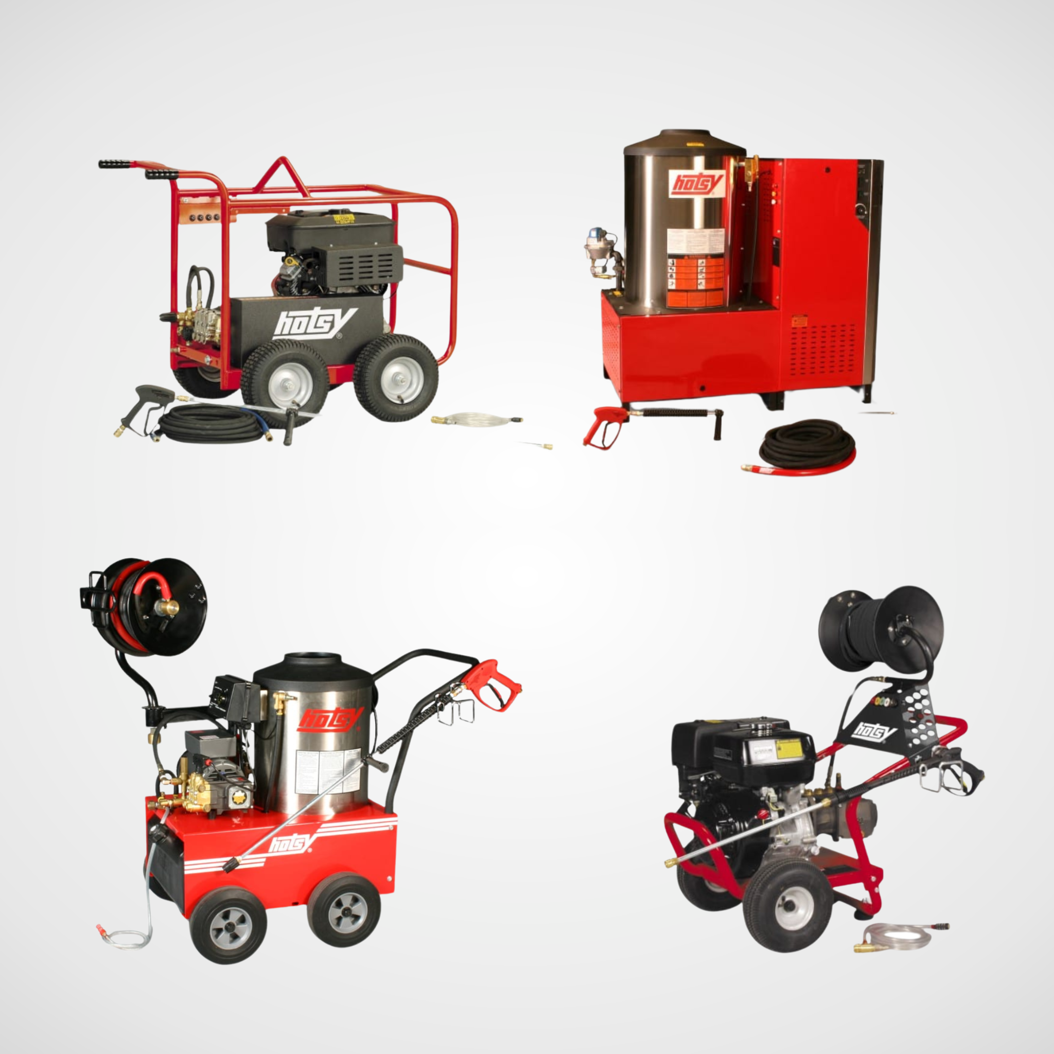 Multiple Hotsy Power Washers