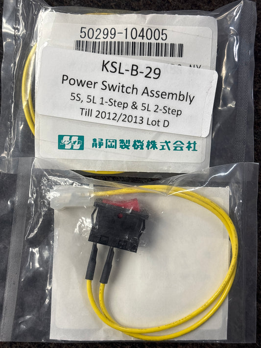 Val 6 Power Switch Assembly with Cord