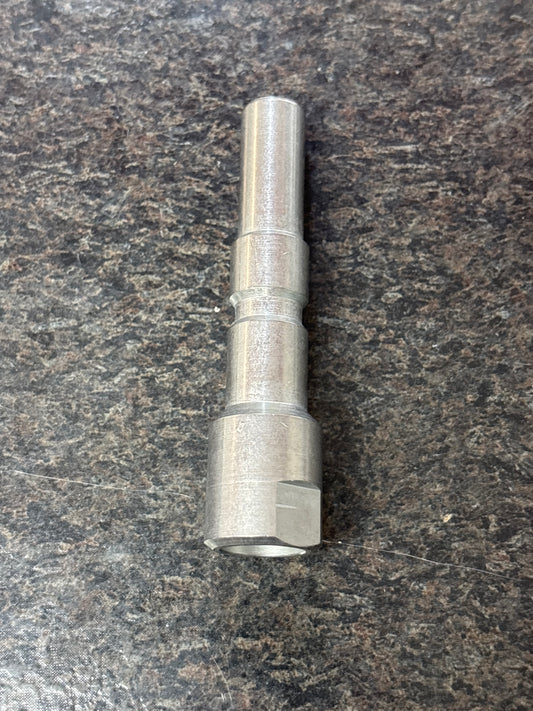 Baren KEW STYLE 1/4 FPT QC SS PLUG resting on counter