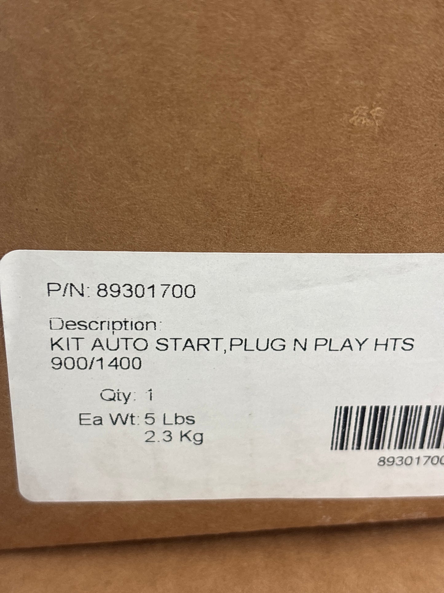 KIT AUTO START,PLUG N PLAY HTSY 900/1400