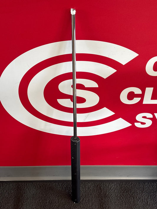 36" Spray Wand against the Central Cleaning logo wall