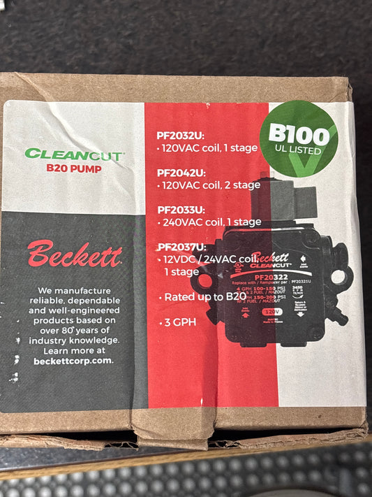 Baren 2184404U/PF20322U CLEANCUT 120V FUEL PUMP box image