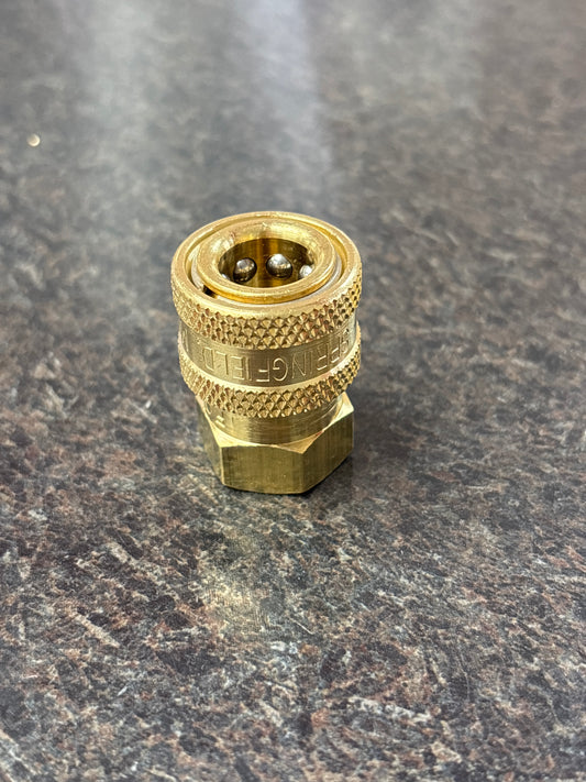 Baren FOSTER QC SOCKET 1/4" FPT BRASS Female Coupler