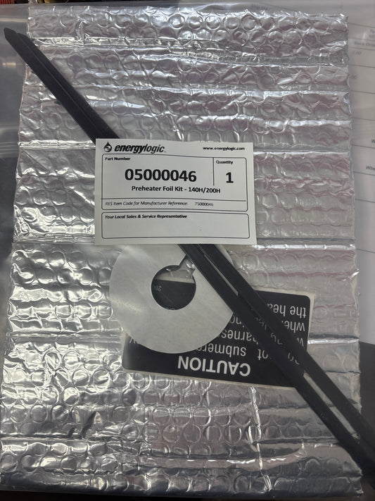 Preheater Foil Kit-140H-200H Energy Logic