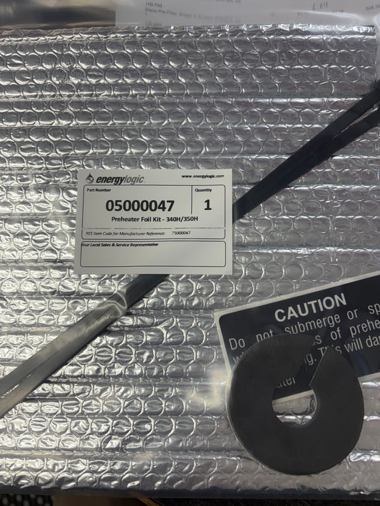 Preheated foil kit-340H/350H Energy Logic